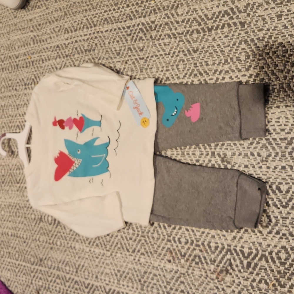 Cat and Jack Boys Valentines outfit